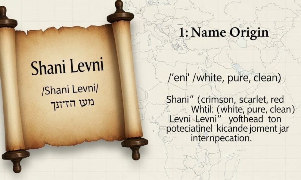 Shani Levni Explained: Name Origin, Symbolism, and Usage
