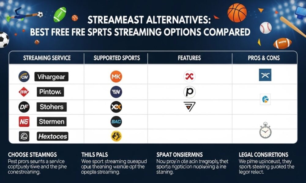 Streameast Alternatives: Best Free Sports Streaming Options Compared