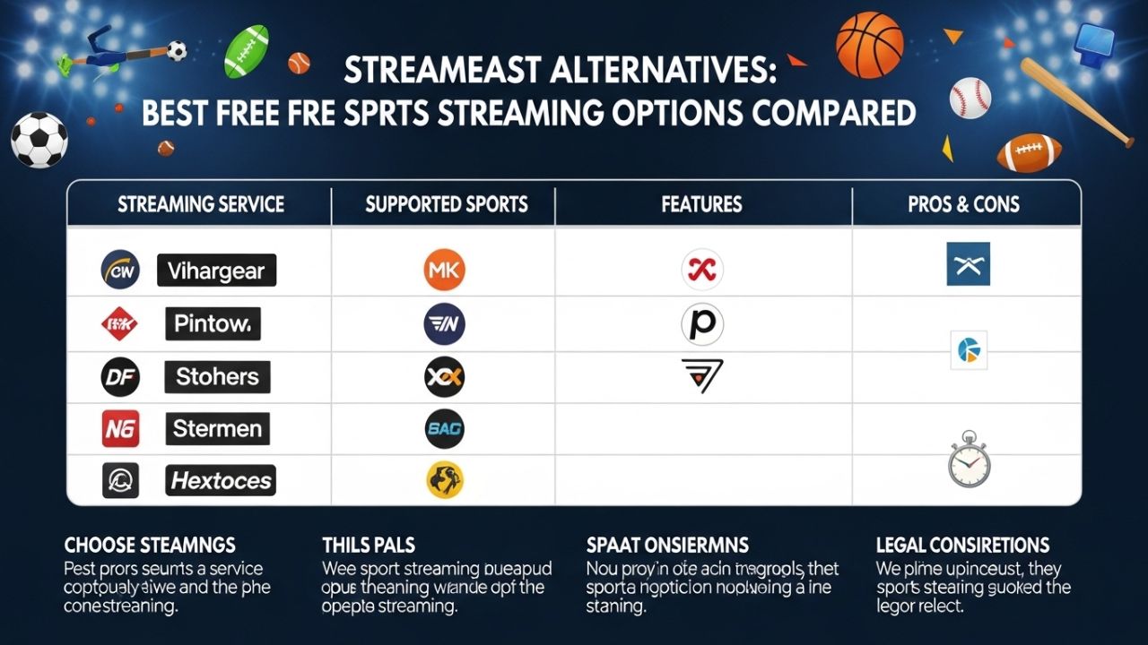 Streameast Alternatives: Best Free Sports Streaming Options Compared